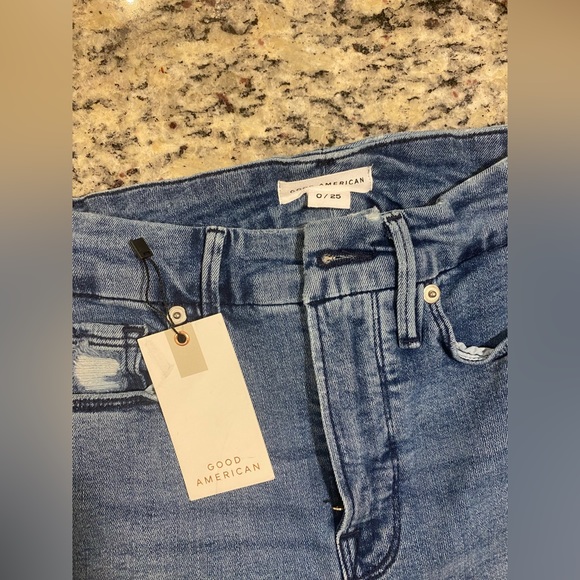 Good American straight leg jean size 25 - Picture 7 of 7